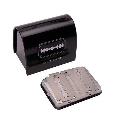 Barber Sharps Storage Box  Razor Blade Small Capacity Waste Collect Wast Hairdresser Waste Cutting Tool Recycling Safety Case