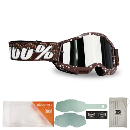 Designer Classic Off Road Goggles Donut Design Motorcycle Riding Glasses Bicycle Protective Eyewear Windproof Dustproof Ski