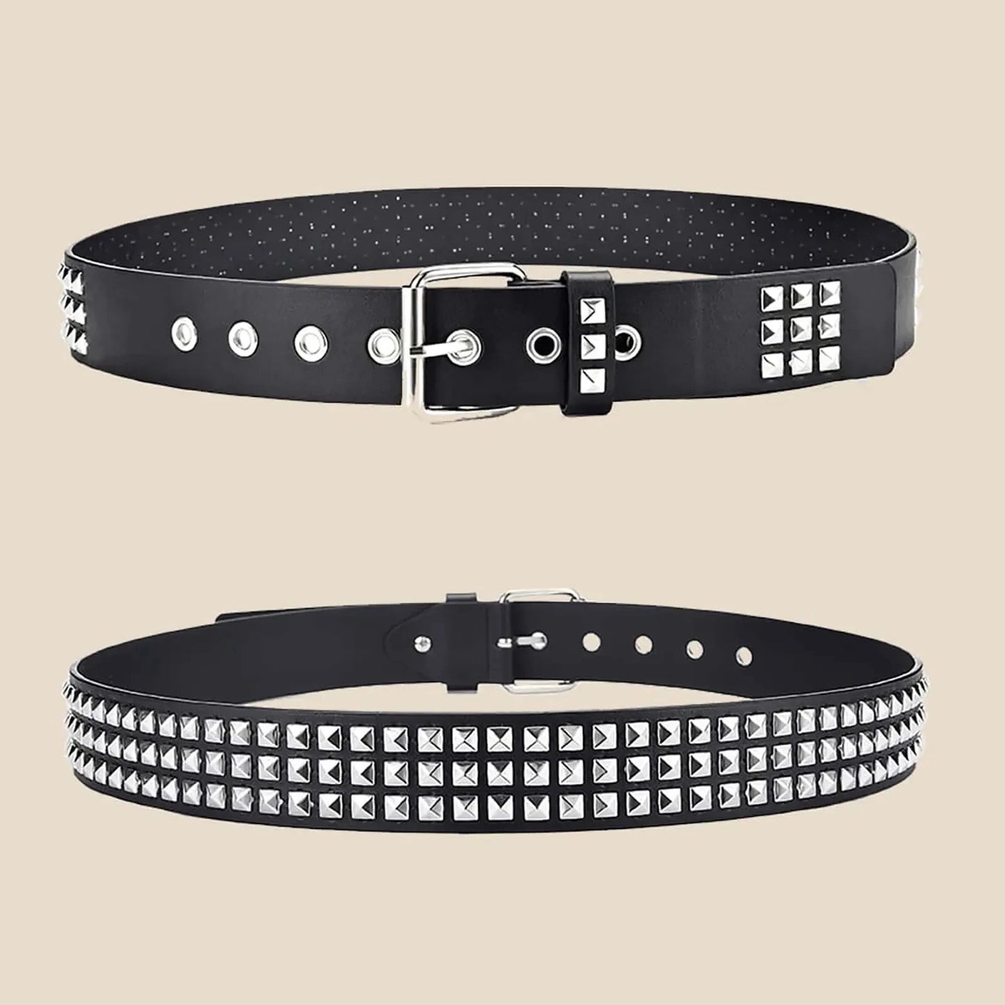 Fashion New Bullet Accessories Belt Metal Belt Men And Women Punk Hardware Jeans Belt Y2K Belt Designer Belt Women's Belt