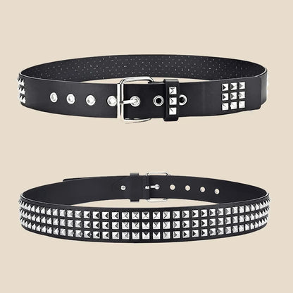 Fashion New Bullet Accessories Belt Metal Belt Men And Women Punk Hardware Jeans Belt Y2K Belt Designer Belt Women's Belt