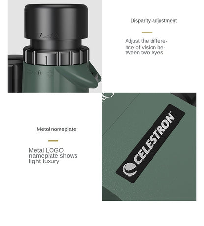 Celestron Outland X 8x42 10X42 Green Binoculars Waterproof & Fogproof Binoculars for Adults Multi-Coated Optics and BaK-4 Prisms