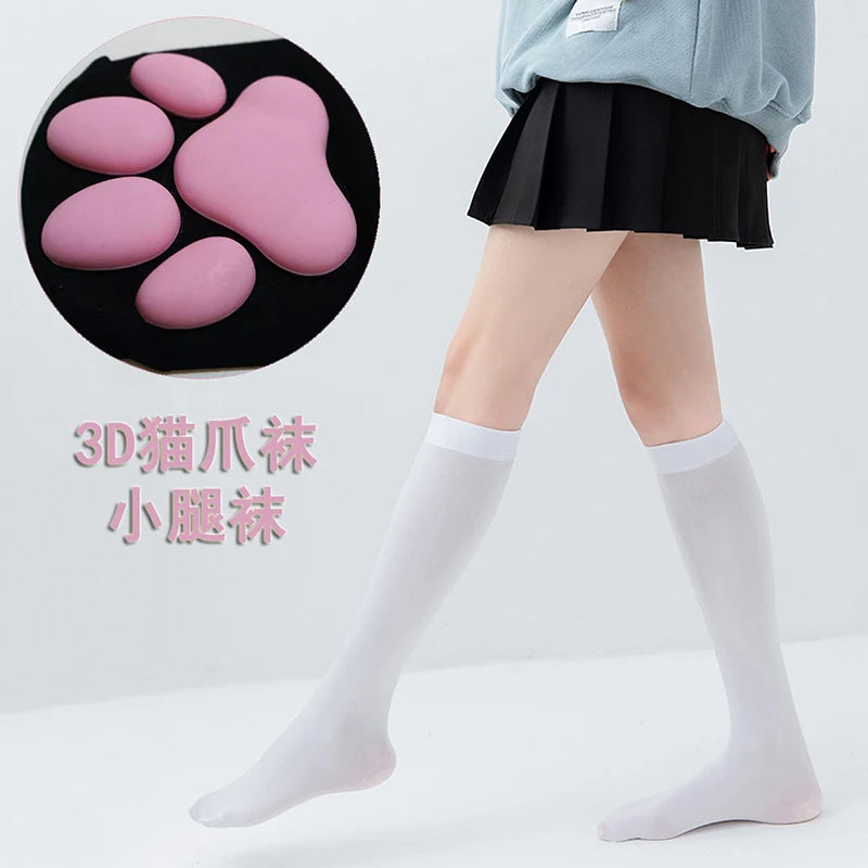Women High Socks Harajuku Stockings Lingerie 3D Cat Claw Long Socks Thigh High Socks Sexy Compression Stockings