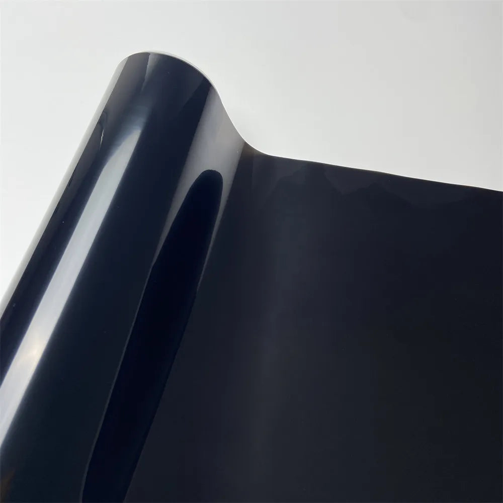 Dark Black Headlight Tint Film Taillight Vinyl Wrap Film Self Adhesive High-Quality Decal Cover For Car Motorcycle Light Film