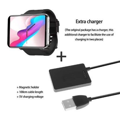 DM100 4G LTE Smart Watch 3GB RAM 32GB ROM 5MP Camera IPS 2700mah Battery 2.86 inch Screen Fitness Sports Sim Card Smartwatch Men