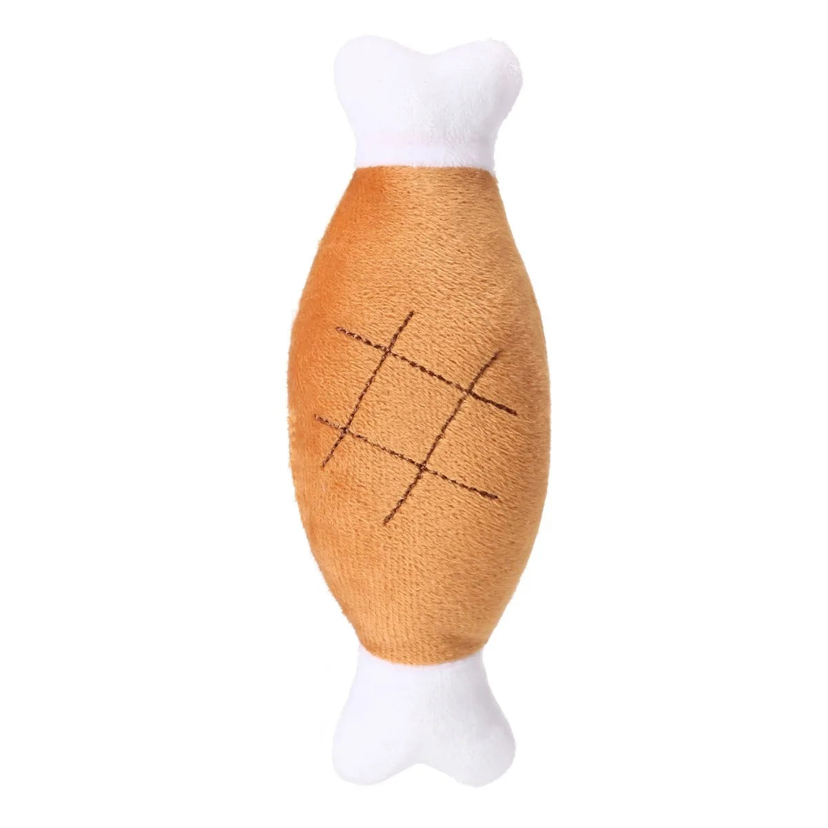 Pet Plush Toy with Squeaker Cat Dog Puzzle Toy Soft Durable Companion Teeth Cleaning Chew Toy Chew Resistant Design Pet Supplies
