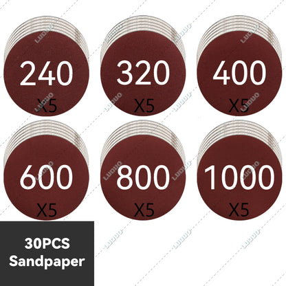 3/4/5/6 inch Car Detailing Polishing Buffing Sponge Wool Pad Headlight Restoration Sandpaper For Sanding Waxing Cleaning Washing