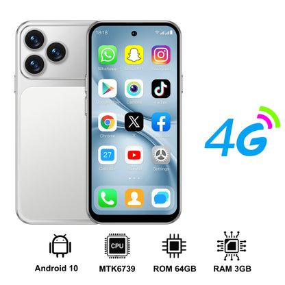 SERVO S45 PRO Android Mini Smartphone 4G LTE 4.5" HD Display 3+64GB Face Unlock Small Portable Cell Phone 2 SIM GPS Play Store