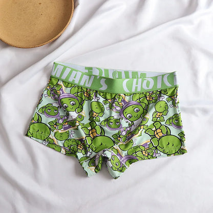Ice Silk Women Panties Seamless Breathable Lady Underwear Sexy Safety Boxers Shorts Gradient Sports Women's Intimates Boyshorts