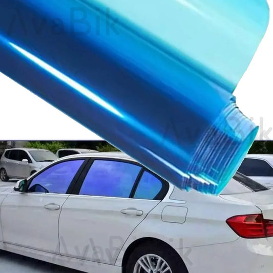Blue Purple Chameleon Side Windscreen Solar Tint Self Adhesive Glass Sticker Sun Shade Film Car Foils Sunshine Protection Foils
