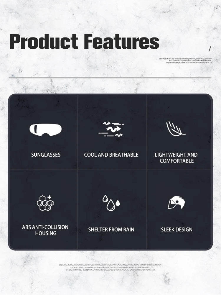 Uchoose DOT Approved Helmets Crash Motorbike Protective Gear Men Women Flip Up Helmet Motorcycle Double Sun Visor