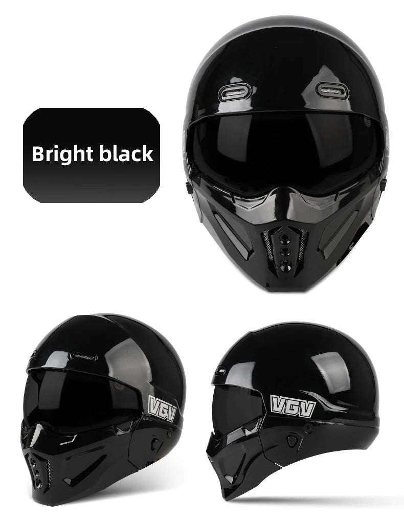 High-Quality Motorcycle Helmet, Personalized Scorpion Warrior Full Helmet, Suitable for Men and Women for Year-Round Riding