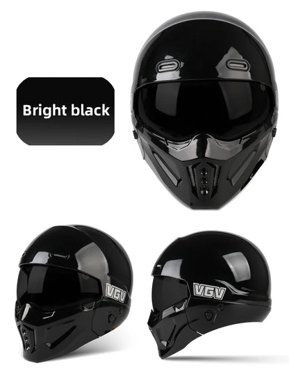 High-Quality Motorcycle Helmet, Personalized Scorpion Warrior Full Helmet, Suitable for Men and Women for Year-Round Riding