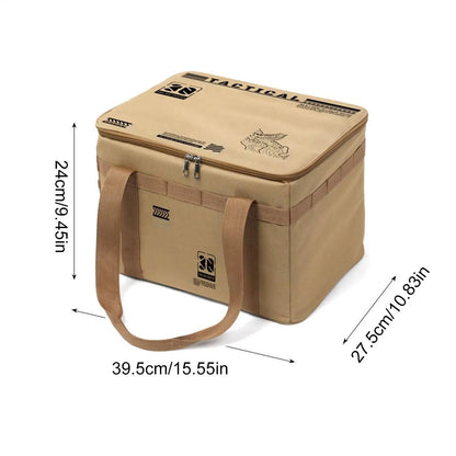 Camping Organizer Bag Utility Tote Bag Camping Organizer 30L Utility Duffel Foldable Container with Handle for Moving Dorm