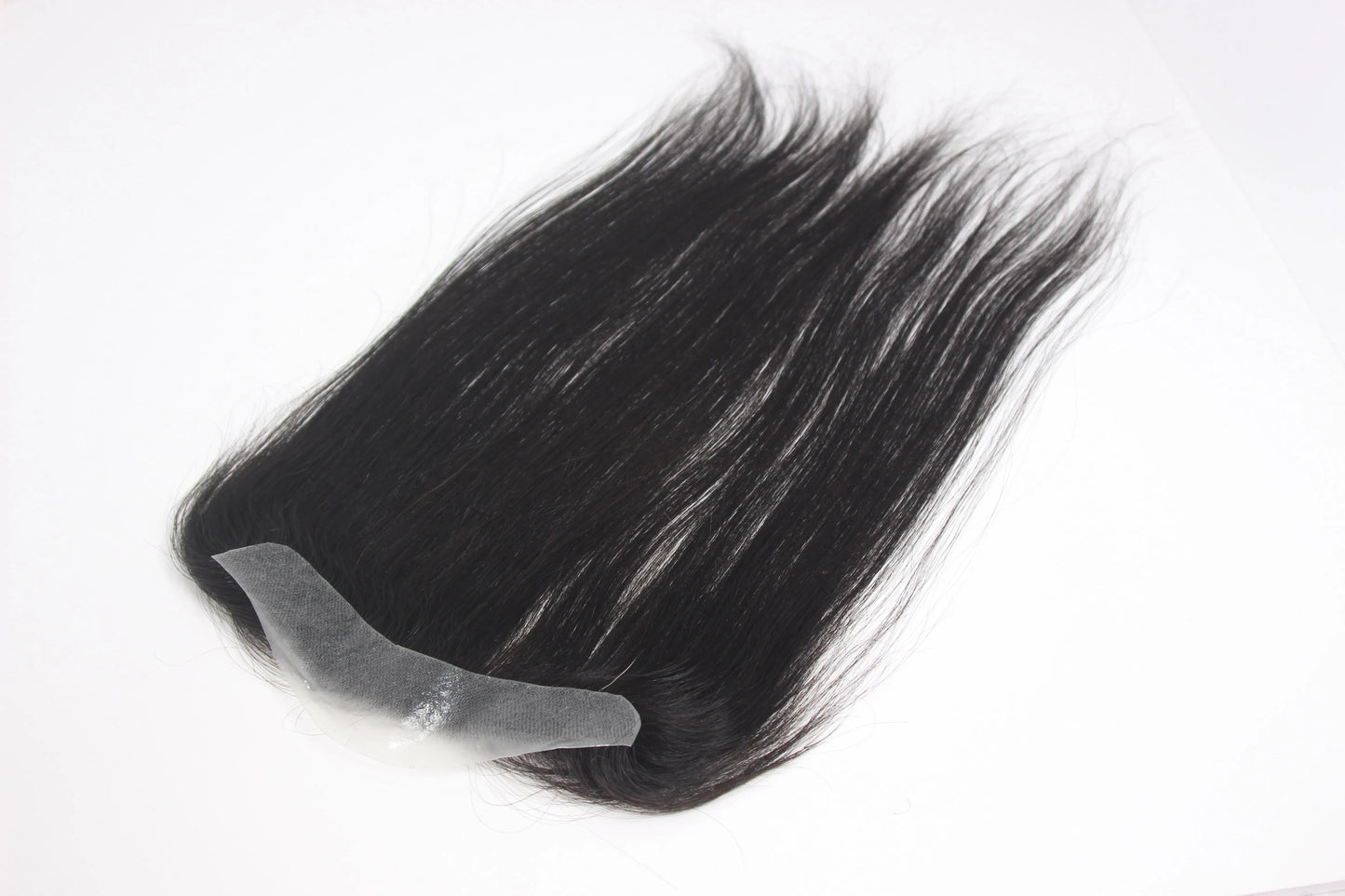 613 Blonde Human Hair Topper – PU Thin Skin Tape-In Toupee for Men & Women – V-Shape Hairline 13inch Straight Natural Hairpiece