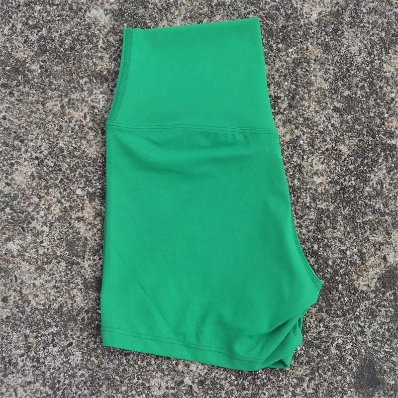 High Waist Yoga Shorts Gym Sports Shorts Women Plus Size Tight Short Leggings Stretchy Comfortable Running Cycling Sportswear