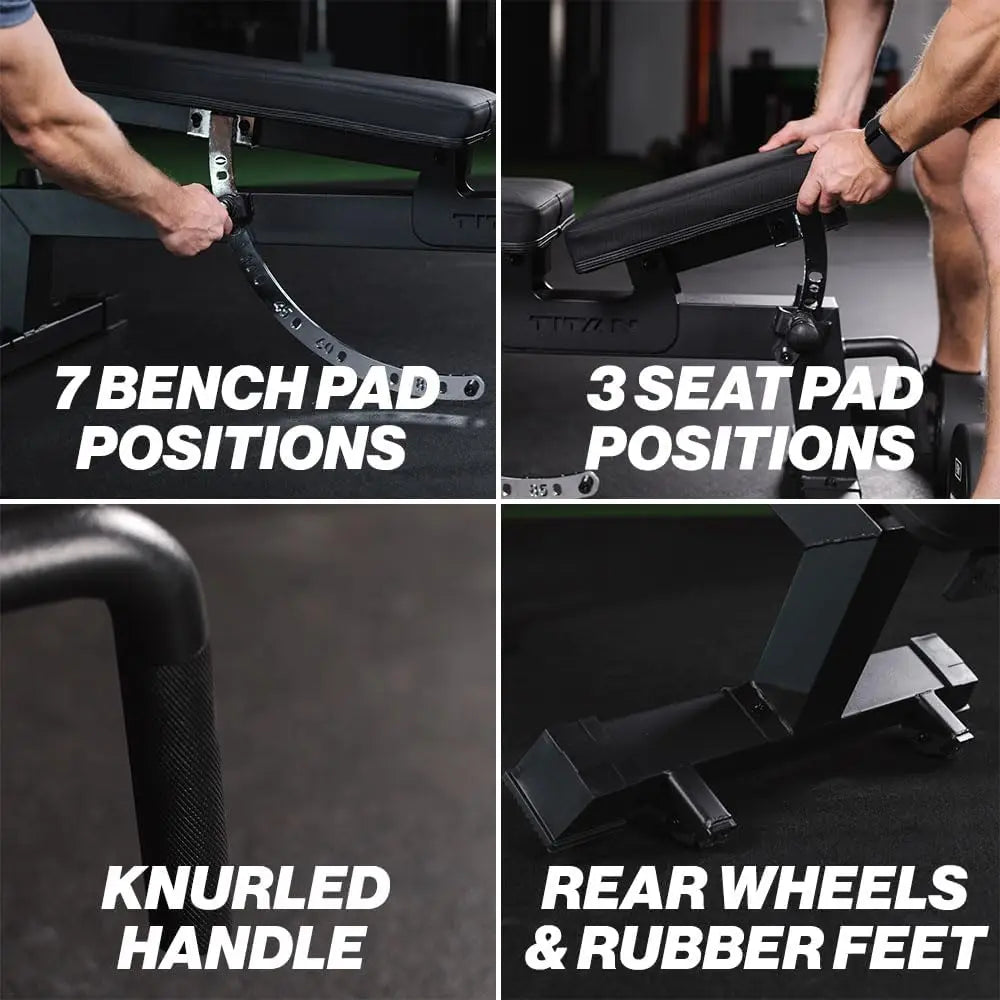 Performance Series Adjustable Bench Supports 650 LB Incline Versatile Utility Bench for Home Gym Weightlifting Strength Training
