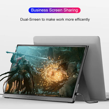 14inch Portable Monitor Touch Ultra-thin 1200P IPS USB-C HDMI External Second Screen for Laptop PC Cell Phone Switch PS4/5 Xbox