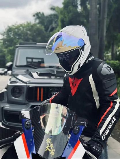 New Spider Motorcycle Helmet Full Face  Long Visor Racing Off-Road Helmet Double Lens Cascos Para Moto Capacete DOT Casco Moto