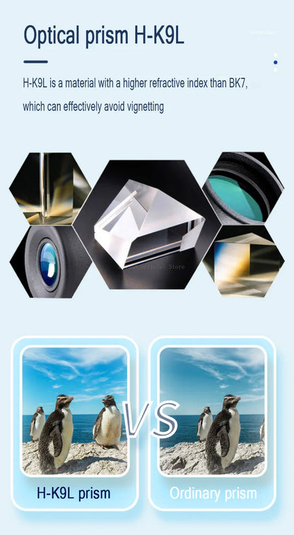 50000M Telescope Auto Focus 500X25 Powerful Binoculars Long Range Professional Mini Portable HD Waterproof Monocular