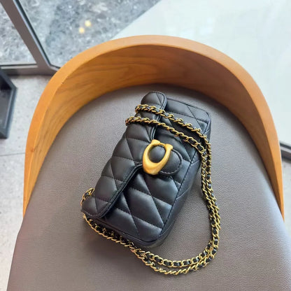 High end women's crossbody bag, high-quality leather wallet, retro design, adjustable and detachable shoulder strap, C bag