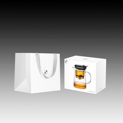 Bonston- elegant cup insulation separation bubble teapot heat-resistant glass teapot simple filter tea cup