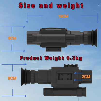 Megaorei NK008 940NM Laser IR Monocular Cross-Border Monocular Infrared Night Vision Telescope with Low Light Level & Battrery