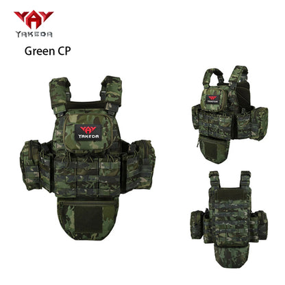 YAKEDA   The eight-piece hunting vest has multiple storage bags and is suitable for hunting training and other scenarios