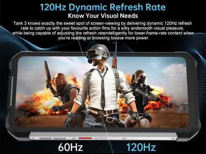 8849 Tank 3 Rugged 32GB 512GB 23800mAh Android14 120W Charger Dimensity 8200 5G 200MP 120Hz Outdoor Light  GPS Dual SIM