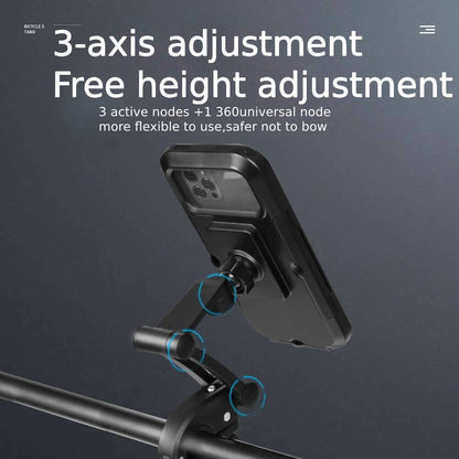 Universal Motorcycle Bike Mobile Phone Holder Bracket Navigation GPS Support 360° Adjustable Motorcycle Bicycle Cellphone Holder