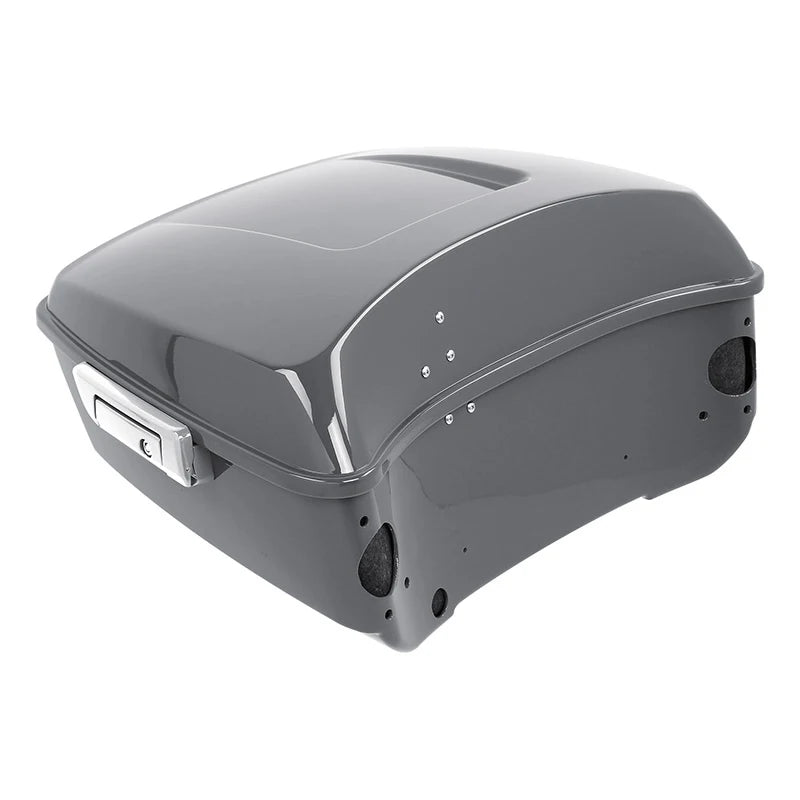 Motorcycle King Trunk For Harley Touring CVO Road Glide 2014-2025 Gunship Gray