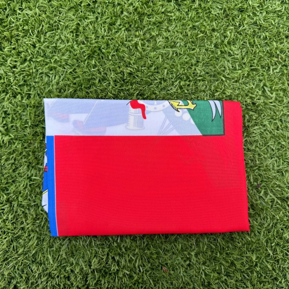 Haiti Flag 150x90cm Large 3x5 FT Haitian National Flag Polyester Double Stitched Outdoor Indoor Decoration