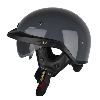 Summer Motorcycle Helmet S-XXXL Cascos Para Moto Retro Half Face Motorbike Riding Anti-UV Len Cool Style Chopper for Men Use