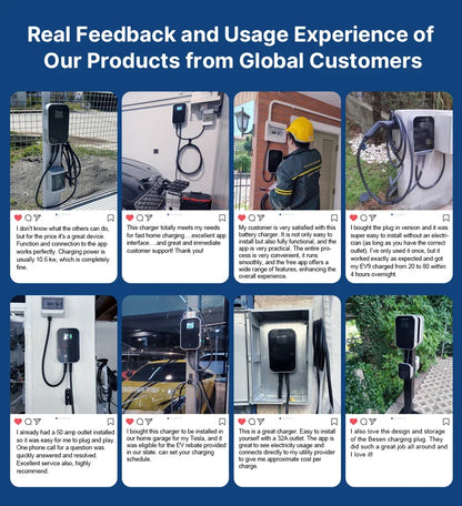 Mode 3 22KW 3 Phase EV Charger Level 2 Electric Vehicle Charging Station