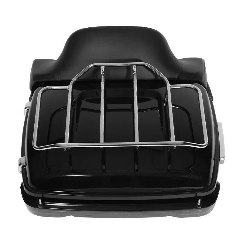 Motorcycle King Trunk Backrest Rack Light Speakers For Harley Touring Electra Glide 2014-2025