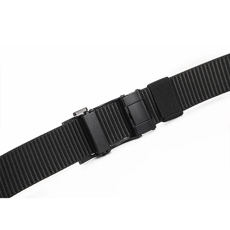 Men's Fabric Belt Nylon Canvas Automatic Belt Man Designer Belts Men Working Waistband Casual Men's Trousers Waist Belt ZX006