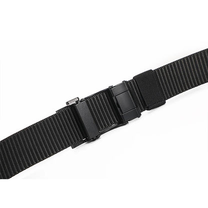 Men's Fabric Belt Nylon Canvas Automatic Belt Man Designer Belts Men Working Waistband Casual Men's Trousers Waist Belt ZX006