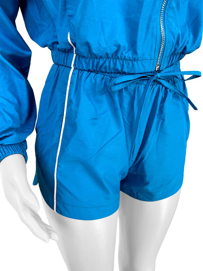 CM.YAYA Women's Set Long Sleeve Jacket + Shorts Suit 2025 Summer Streetwear Active Slim Sporty Two 2 Piece Set Outfit Tracksuit