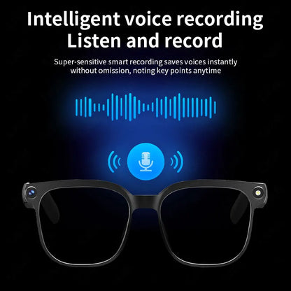 New AI Smart Glasses Camera 800W Bluetooth Sunglasses Women Photo Video Recording Dual Speaker Music Playback Smart Glasses Men