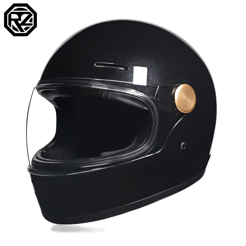 ORZ motorcycle helmet retro cruise full helmet personalized ghost knight helmet ABS material