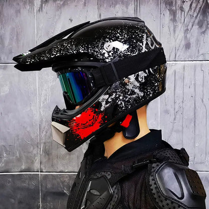 four seasons Racing Helmets Motorcycle Helmet  riding helmet and  rally Helmet Large adv Sports helmet Motocross Helmet Casco
