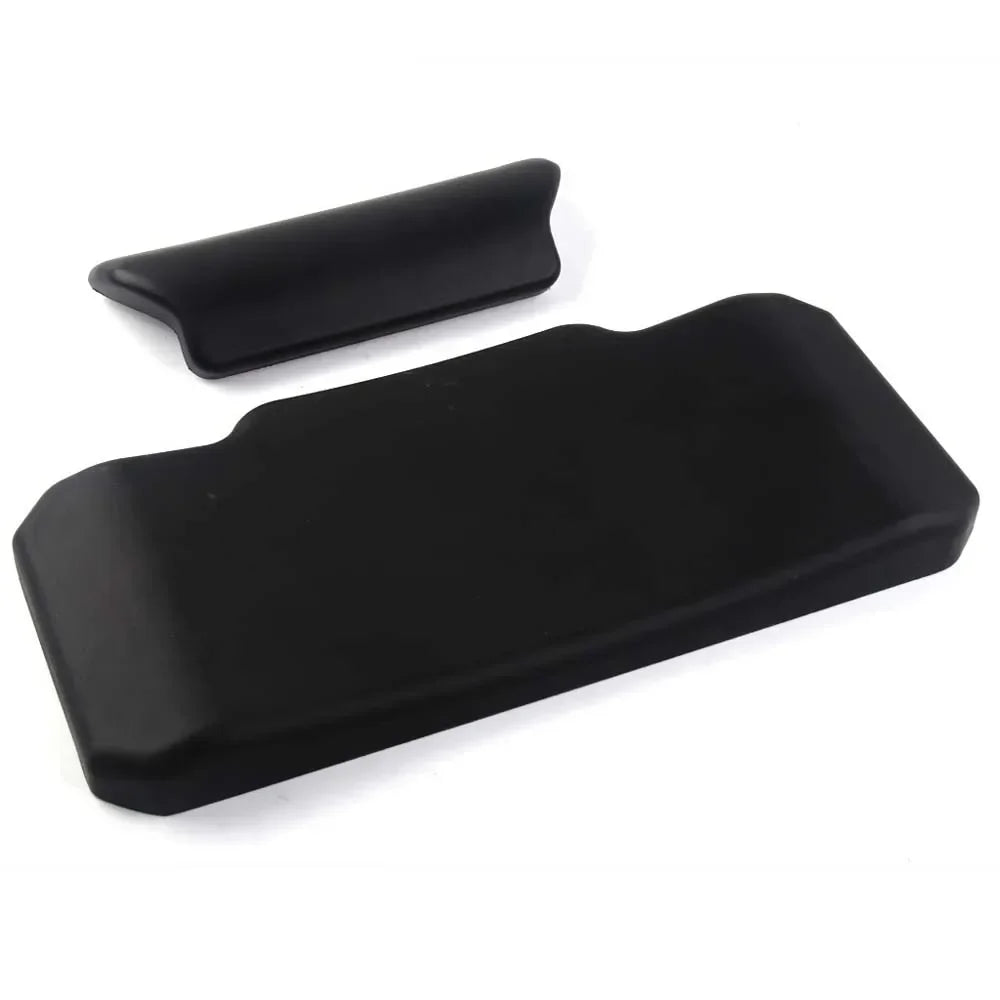 Motorcycle Passenger Backrest Back Pad Universal Self-adhesive Shockproof Moto Rear Top Case Box Luggage Cushion Pad Backrest