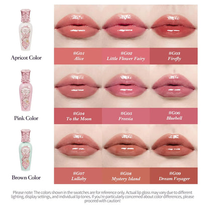 Flower Knows Midsummer Fairytale Makeup Set Velvet Blush Gloss Eyeshadow Long Lasting Cruelty Free Daily Wear Gift for Girls
