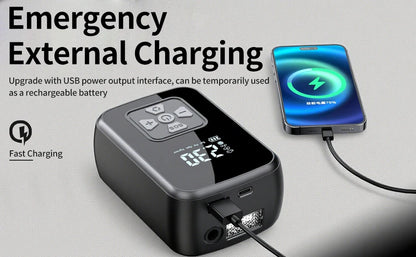 Portable Car Air Pump Electric Tire Inflator Intelligent Digital Display Tire Inflator For Car Motorcycle Bicycle Air Compressor