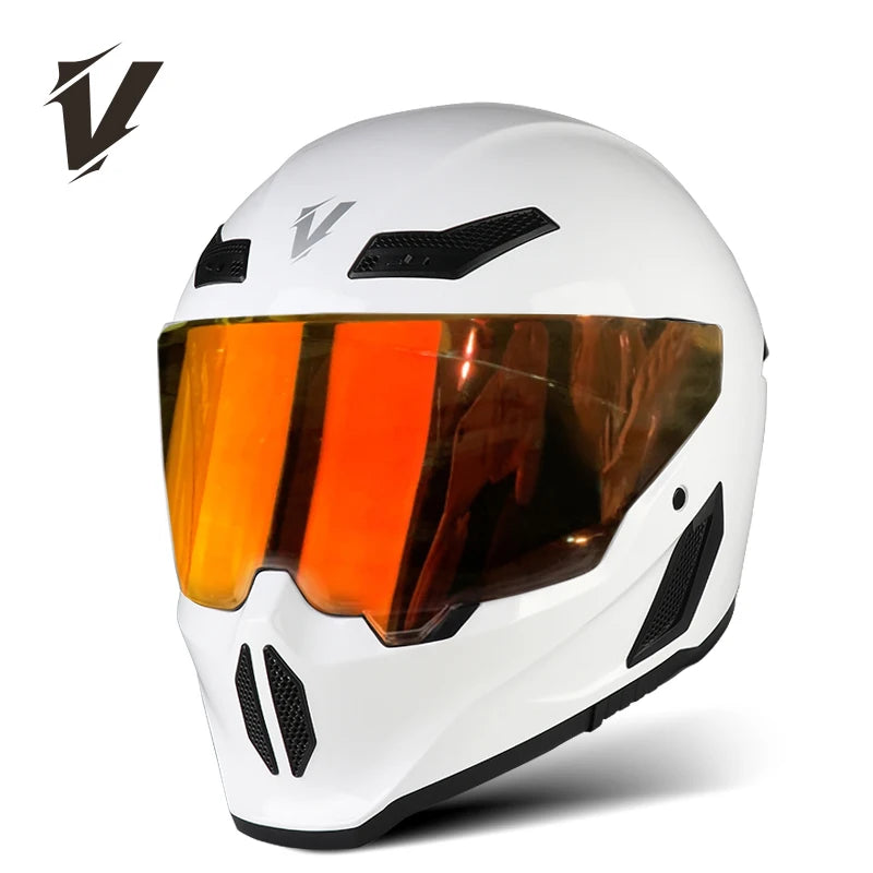 New Motorcycle Helmet DOT Approved  Full Face Racing Off-road Helmets Capacetes Men Cascos Para Moto for Harley Four Season