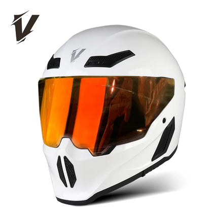 New Motorcycle Helmet DOT Approved  Full Face Racing Off-road Helmets Capacetes Men Cascos Para Moto for Harley Four Season