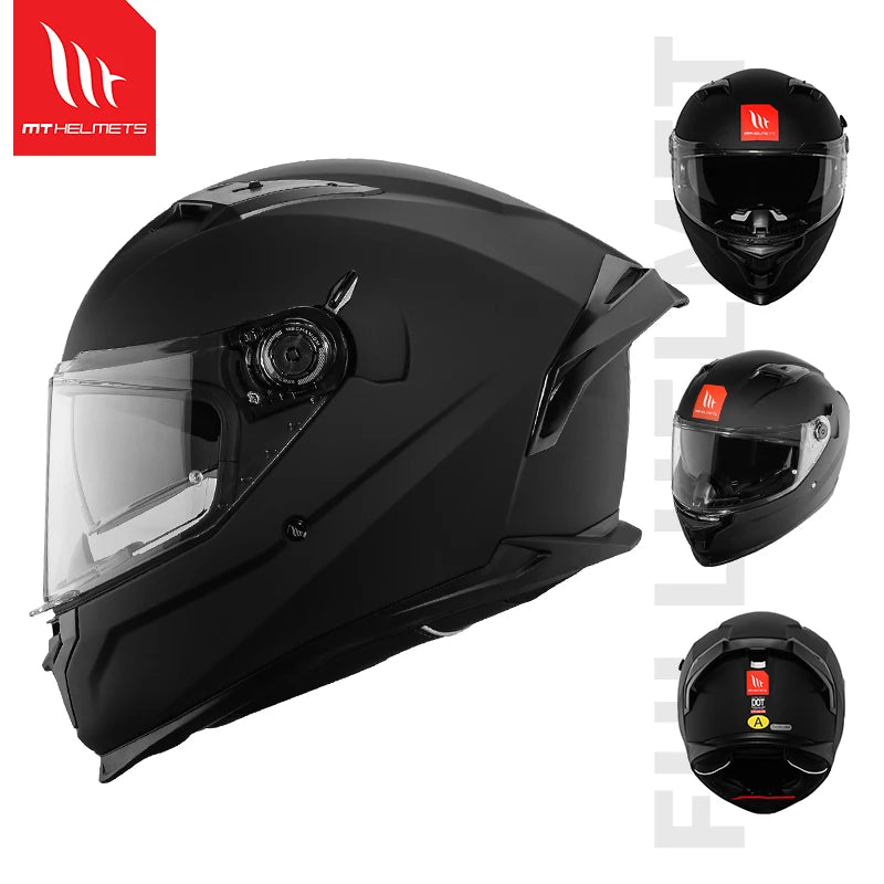 New MT Braker SV Motorcycle Helmet ECE DOT Certification Full face Double lens Racing off-road Helmet Capacetes Cascos Para Moto