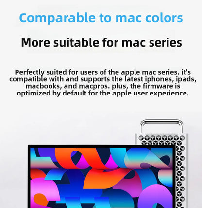 6K/4K monitor 32 ,27inch bezel MAC high definition external gaming computer LG mirror screen design photography vertical screen