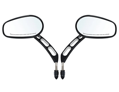 Motorcycles Rear Side Mirrors Rear view For Harley Honda Road King Touring Sportster Fat Boy Softail Bobber Chopper Street Glide