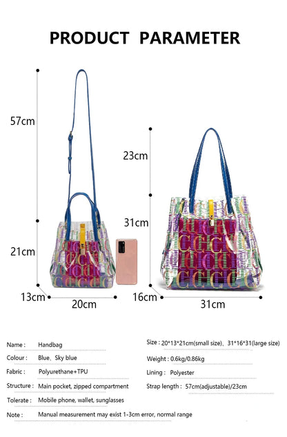 CH Women's Bucket Bag High Quality Sense Fashion Large Capacity Ladies Handba Beach Holiday Mother Bag Casual Versatile Premium