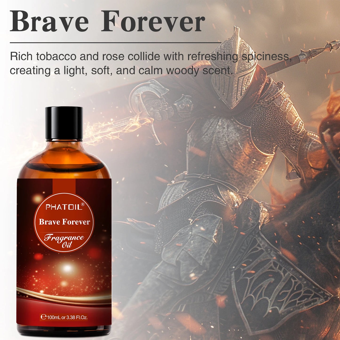 PHATOIL 100ML with Dropper Fragrance Oil For Diffuser Fruit Carnival Almond Vanilla Golden Vintage No.1 Lucifer's Letter Oils